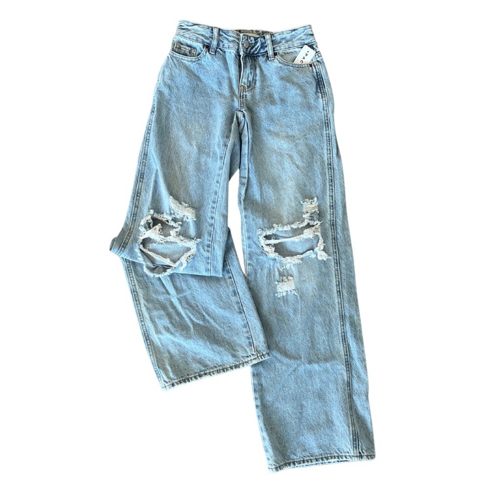 Distressed Pac Sun Light Blue Jeans